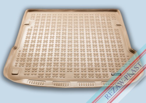 Trunk mat beige fits to: Audi Q7 I 2005 - 2015