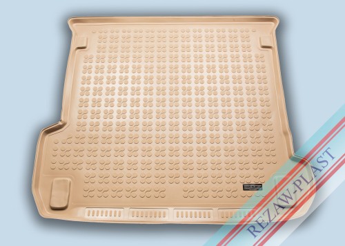 Trunk mat beige fits to: Audi Q7 II 2015 -