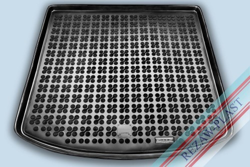 Trunk mat black fits to: Volkswagen TOURAN I 2003 - 2010, II 2010 - 2015
