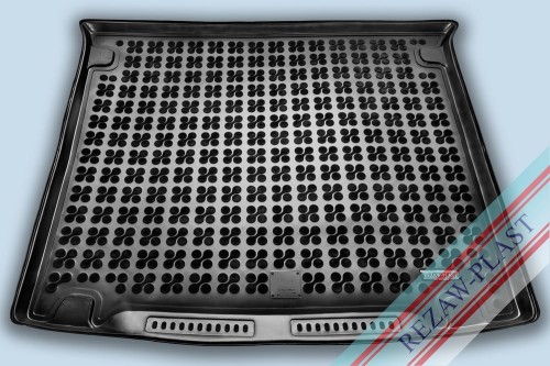 Trunk mat black fits to:  Volkswagen CADDY III, IV LIFE 2007 - 2020
