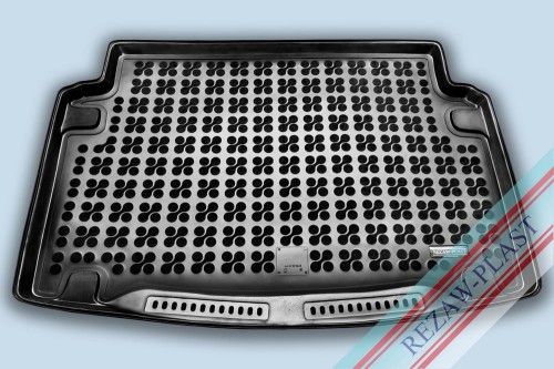 Trunk mat black fits to: Volkswagen CADDY III, IV MAXI LIFE 2007 - 2020