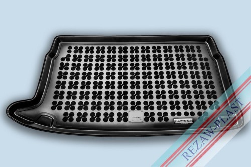 Trunk mat black fits to: Volkswagen POLO V 2009 - 2017