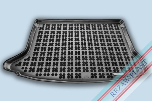 Trunk mat black fits to: Mazda 3 III 2013 - 2018