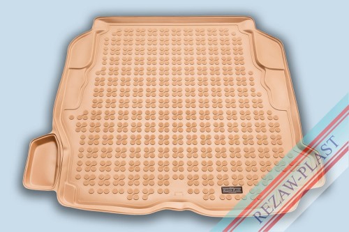 Mata bagażnika TPE (gumowa) beżowa pasuje do: Volvo S60 I 2000 - 2009
