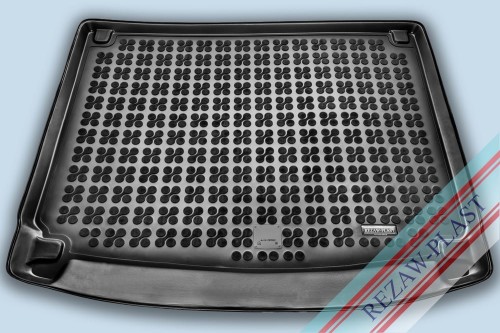 Trunk mat black fits to: Porsche CAYENNE II 2010 - 2017