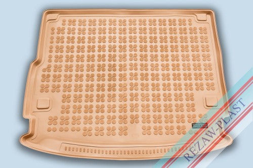 Trunk mat beige fits to: Porsche CAYENNE II 2010 - 2017