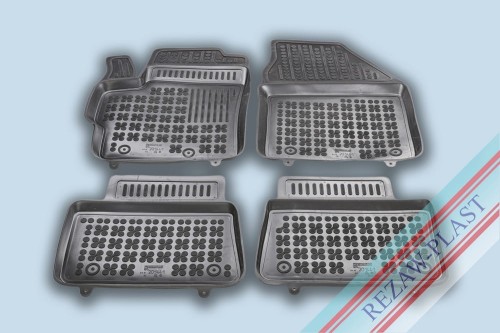 Dywaniki podłogowe czarne pasują do: Mazda 2 IV Hybrid 2022 -, Toyota YARIS IV 2020 -