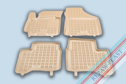 Floor mats beige fit to: Suzuki SWIFT VI 2019 - 2024
