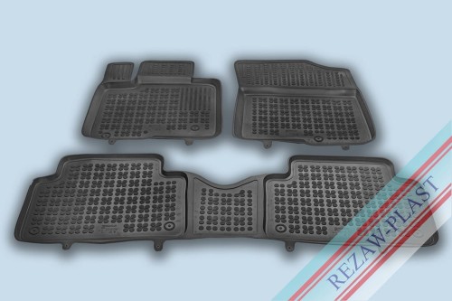 Floor mats black fit to: Kia SORENTO IV 2020 -