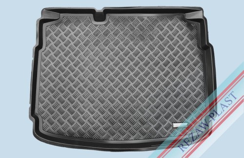 Trunk mat PE with rubber surface fits to: Seat LEON II (MK2) 2005 - 2013