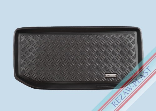 Mata bagażnika PE z gumową powłoką pasuje do: Seat MII 2012 - 2018, Skoda CITIGO 2011 - 2019, Volkswagen UP 2011 -