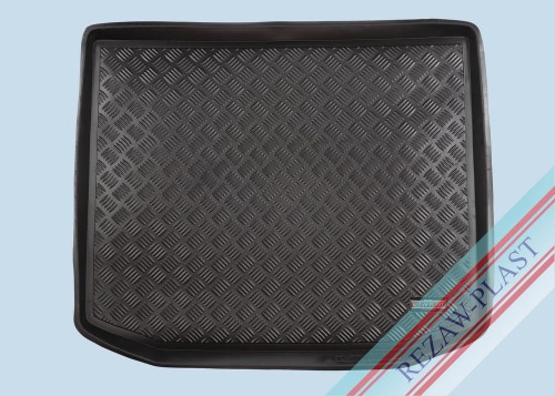 Trunk mat PE with rubber surface fits to: Citroen C4 AIRCROSS 2012 - 2017, Mitsubishi ASX I 2010 - 2019, ASX I 2019 - 2022