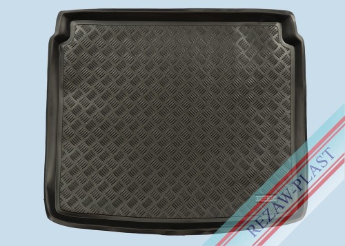 Trunk mat PE with rubber surface fits to: Volkswagen TIGUAN I 2007 - 2017, TIGUAN III 2024 -