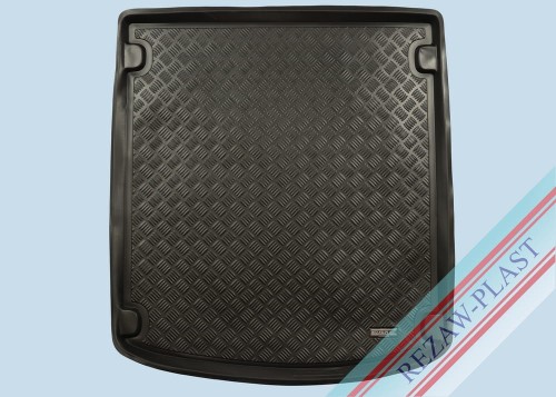 Trunk mat PE with rubber surface fits to: Audi A6 IV C7 2011 - 2018