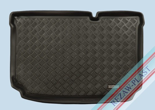 Mata bagażnika PE z gumową powłoką pasuje do: Ford FIESTA VII MK8 2017 - 2023