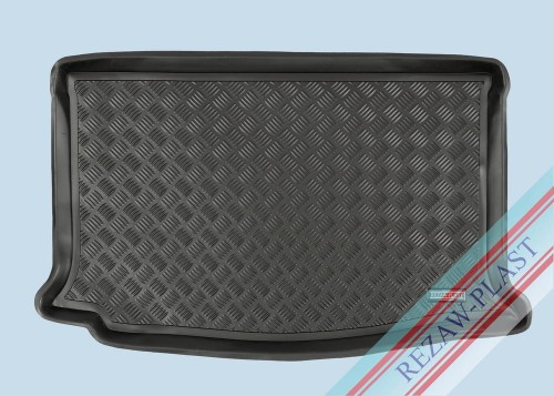 Trunk mat PE with rubber surface fits to: Fiat PUNTO II 1999 - 2011