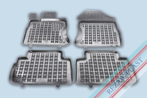 Dywaniki podłogowe czarne pasują do: Subaru FORESTER V 2018 - 2025