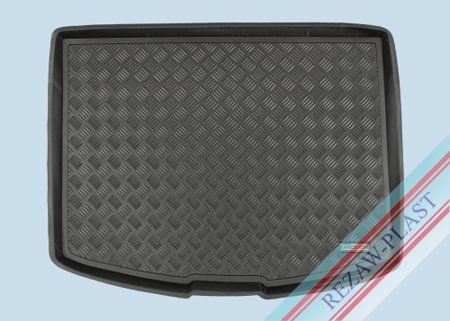 Trunk mat PE with rubber surface fits to: Ford KUGA II 2012 - 2019