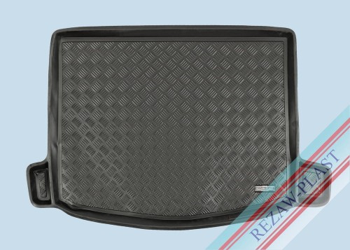 Trunk mat PE with rubber surface fits to: Honda CIVIC VIII, IX 2006 - 2017