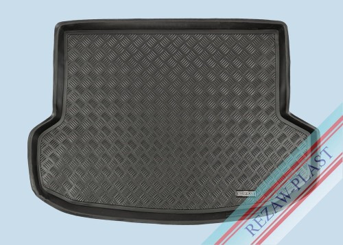 Trunk mat PE with rubber surface fits to: Hyundai ix35 2010 - 2015
