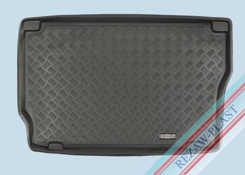 Trunk mat PE with rubber surface fits to: Opel MERIVA A I 2003 - 2010