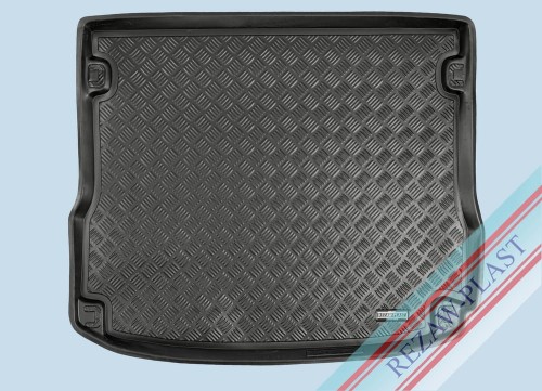 Trunk mat PE with rubber surface fits to: Audi Q5 I 2008 - 2017