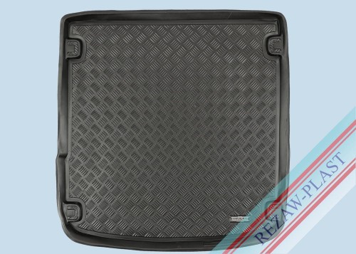 Trunk mat PE with rubber surface fits to: Audi A4 IV B9 2015 -