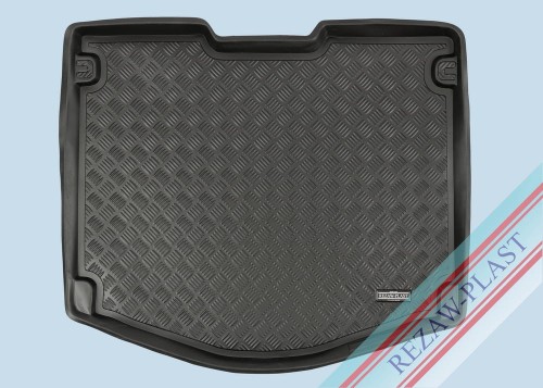 Trunk mat PE with rubber surface fits to: Ford C - MAX II 2010 - 2019