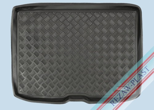 Trunk mat PE with rubber surface fits to: Audi A3 III 8V 2012 -