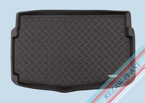 Trunk mat PE with rubber surface fits to: Hyundai i20 III 2020 -