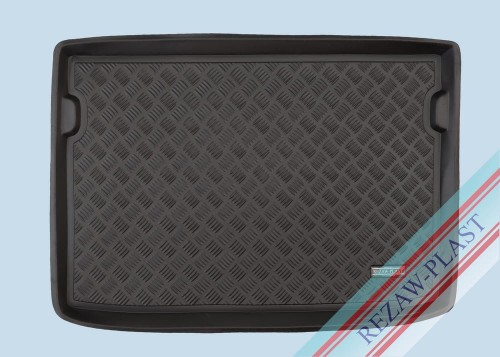 Trunk mat PE with rubber surface fits to: Opel CROSSLAND X 2017 -