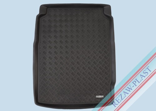 Trunk mat PE with rubber surface fits to: BMW 5 (F10) 2010 - 2017