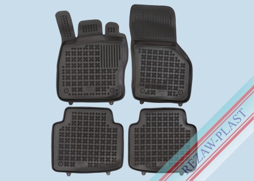 Floor mats black fit to: Skoda SUPERB III 2015 - 2023