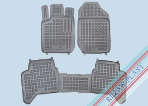 Floor mats grey fit to: Ford Ranger V 2011 - 2020