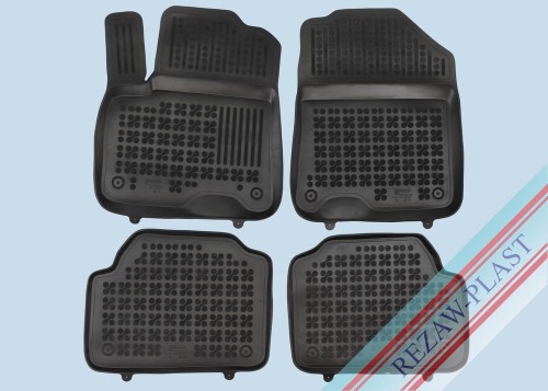 Floor mats black fit to: Kia E - NIRO I 2019 - 2022