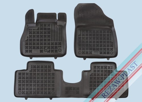 Floor mats black fit to: Renault GRAND SCENIC IV 2016 - 2021