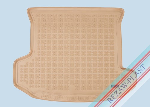 Trunk mat beige fits to: Skoda KODIAQ I 2016 - 2024