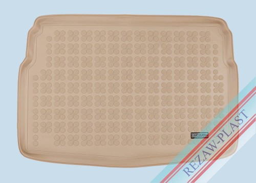 Mata bagażnika TPE (gumowa) beżowa pasuje do: Volkswagen GOLF Sportsvan 2018 - 2020