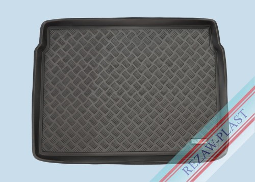 Trunk mat PE with rubber surface fits to: Citroen C4 III 2020 -, E - C4 III 2020 -