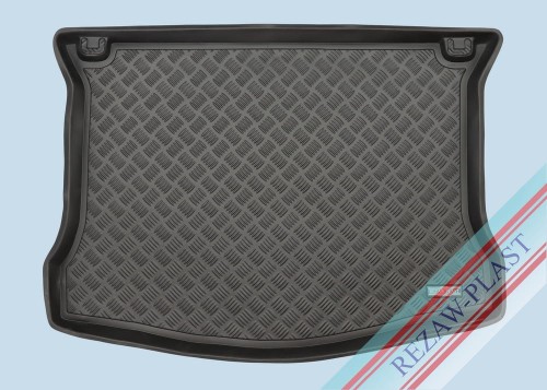 Trunk mat PE with rubber surface fits to: Ford KUGA I 2008 - 2012