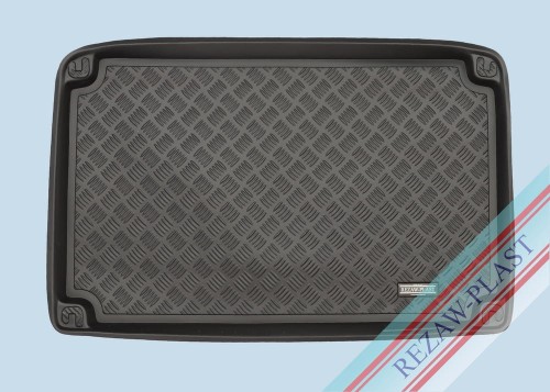 Trunk mat PE with rubber surface fits to: Mercedes W168 A - CLASS 1997 - 2004, V168 A - CLASS 2001 - 2004, W169 A - CLASS 2004 - 2012