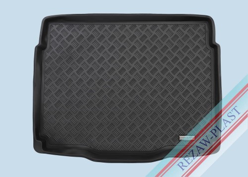 Trunk mat PE with rubber surface fits to: Citroen C4 III 2020 -,  E - C4 III 2020 -