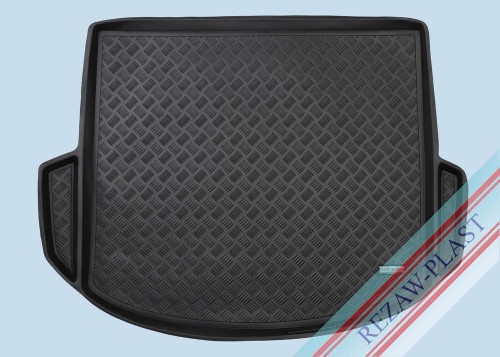 Mata bagażnika PE z gumową powłoką pasuje do: Hyundai SANTA FE III 2012 - 2018
