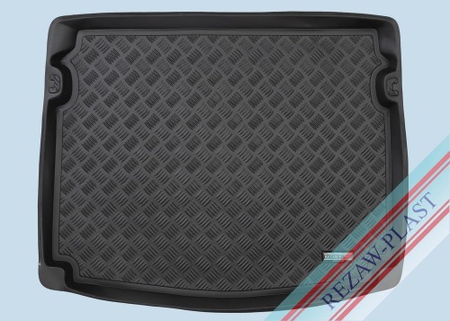 Trunk mat PE with rubber surface fits to: Skoda KAROQ 2017 -