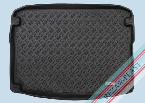 Trunk mat PE with rubber surface fits to: Skoda KAROQ 2017 -
