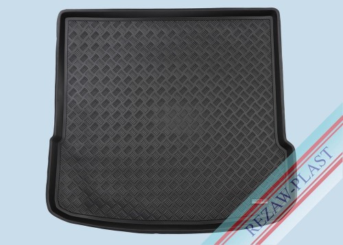 Trunk mat PE with rubber surface fits to: Audi Q7 I 2005 - 2015