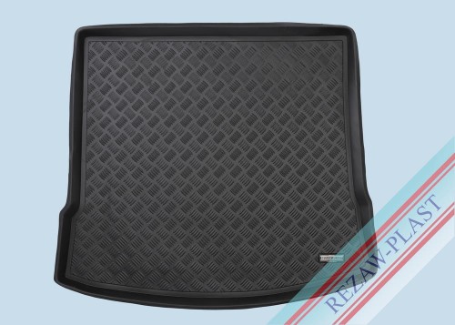 Trunk mat PE with rubber surface fits to: Mazda 5 I, II 2005 - 2015