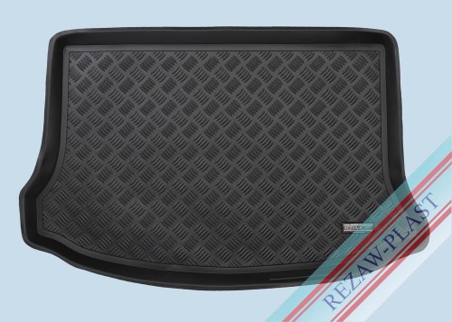 Trunk mat PE with rubber surface fits to: Volvo V40 II 2012 - 2019
