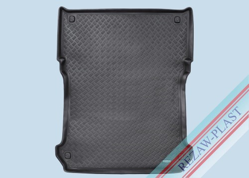 Trunk mat PE with rubber surface fits to: Fiat DOBLO I 2000 - 2009