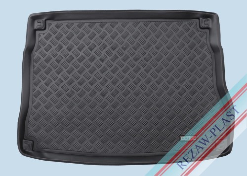 Trunk mat PE with rubber surface fits to: Kia PRO_CEE'D I 2007 - 2012, CEE'D I 2006 - 2012